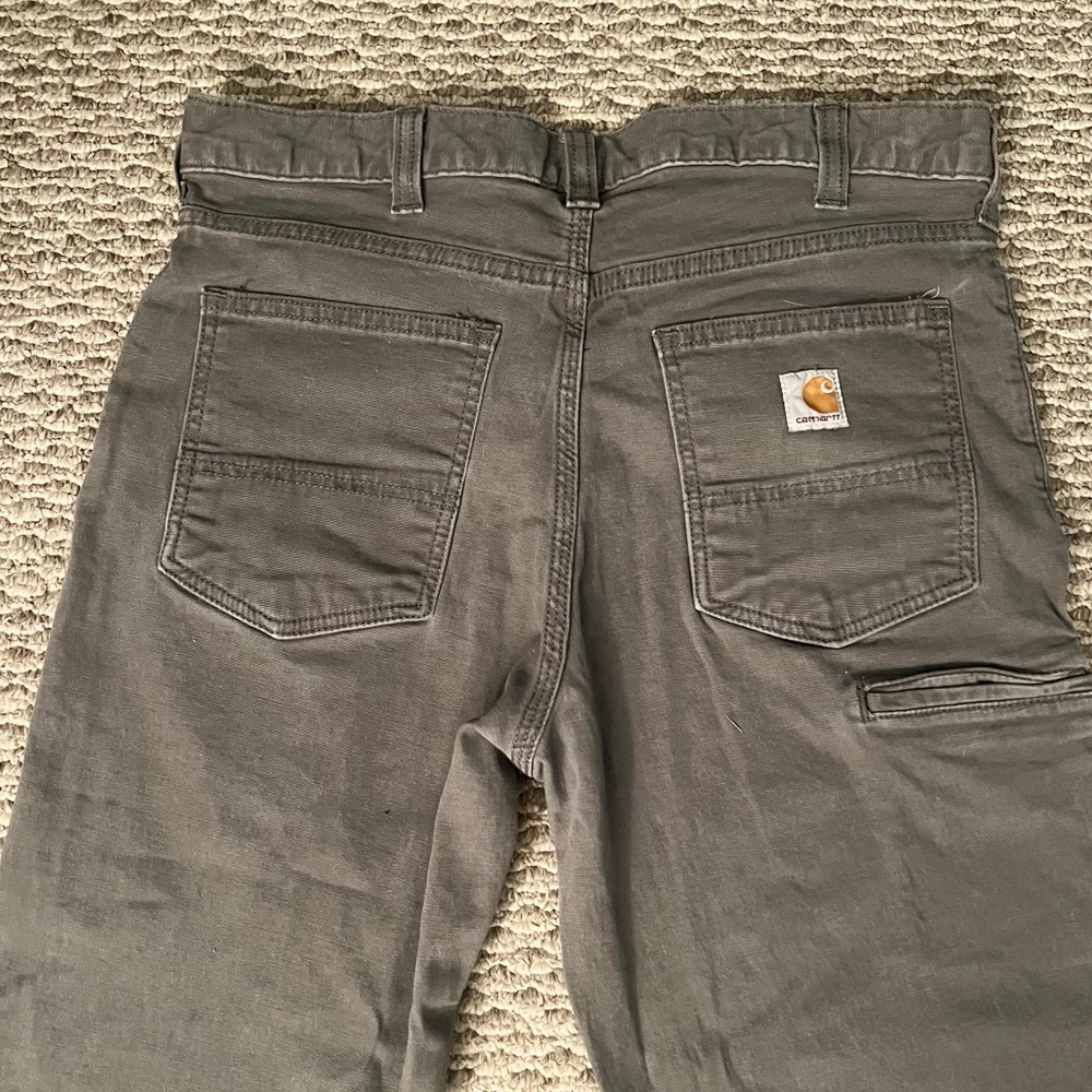 MENS CARHARTT Jeans Relaxed Fit Grey Jeans